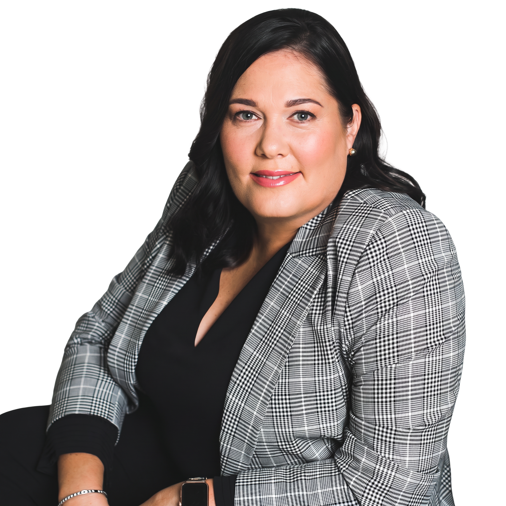 Vanessa Garrard, enterprise value advisor, seated portrait